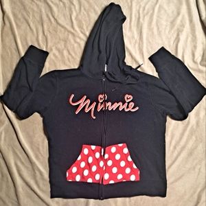 Disney Minnie Mouse Zipper Hoodie